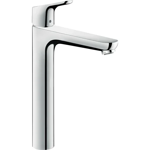 hansgrohe Focus Einhebel-Waschtischmischer 230 für Aufsatzwaschtische mit Zugstangen-Ablaufgarnitur Chrom