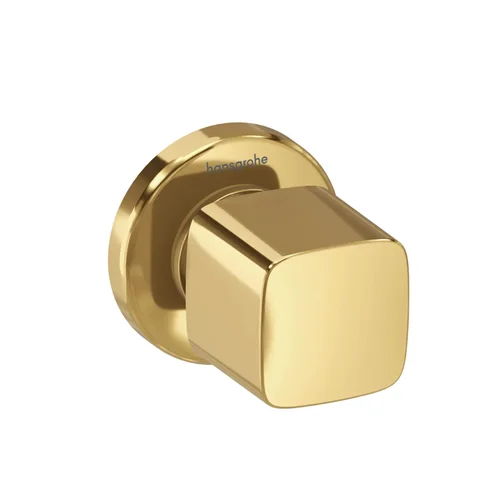 hansgrohe Metris Unterputz Absperrventil E Polished Gold Optik Polished Gold Optic