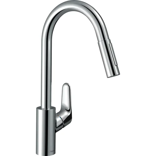 hansgrohe Focus M41 Einhebel-Küchenmischer 240, Ausziehbrause, 2jet Chrom