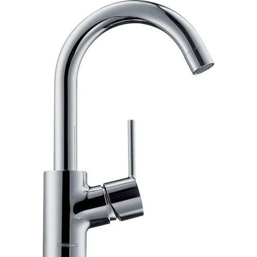hansgrohe Talis S Einhebel-Waschtischmischer 200 mit Schwenkauslauf und Zugstangen-Ablaufgarnitur Chrom
