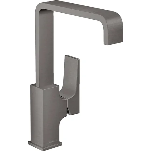 hansgrohe Metropol Einhebel-Waschtischmischer 230 mit Hebelgriff und Push-Open Ablaufgarnitur Brushed Black Chrome