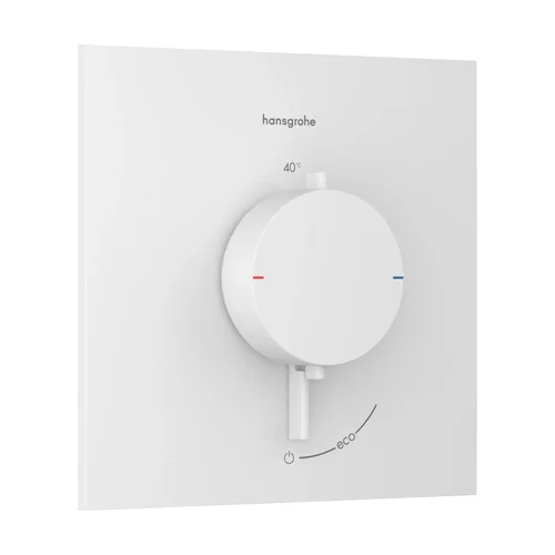 hansgrohe Ecostat Comfort E Thermostat Unterputz für 1 Verbraucher Mattweiß