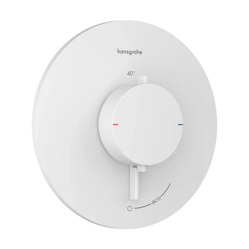 hansgrohe Ecostat Comfort S Thermostat Unterputz für 1 Verbraucher Mattweiß