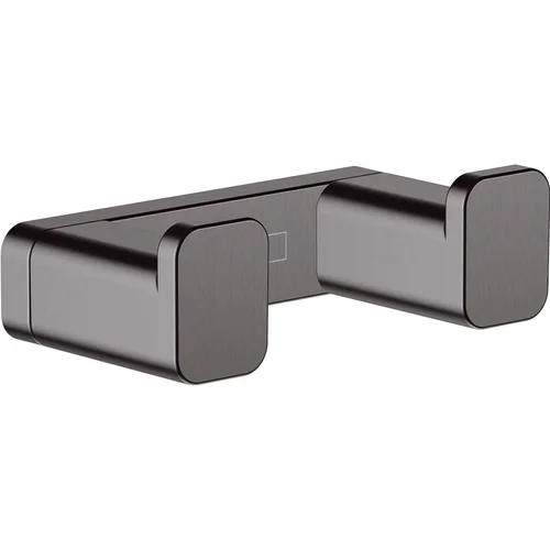 hansgrohe AddStoris Q Handtuchhaken doppelt Brushed Black Chrome