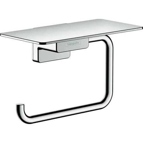 hansgrohe AddStoris Q Toilettenpapierhalter mit Ablage Chrom