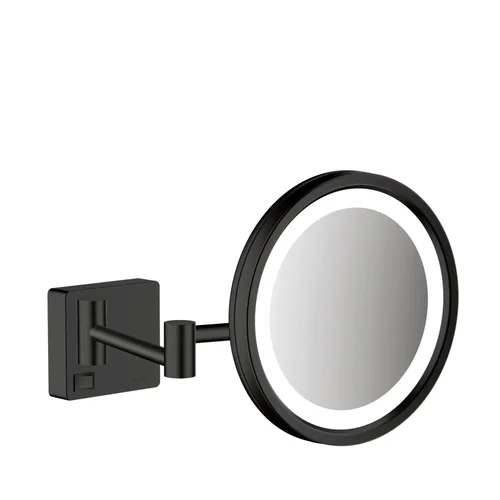 hansgrohe AddStoris Rasierspiegel mit LED Leuchte Mattschwarz