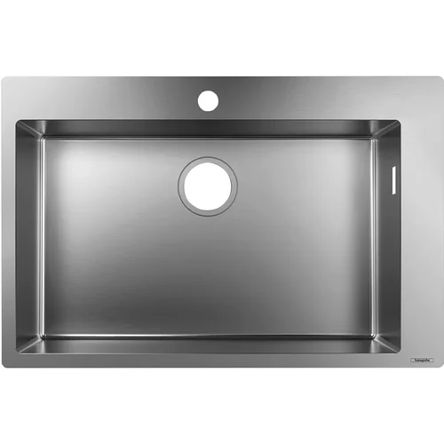 hansgrohe S71 S711-F660 Einbauspüle 660 Edelstahl