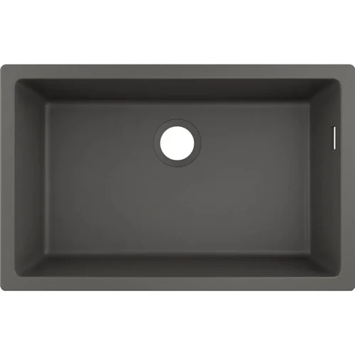 hansgrohe S51 S510-U660 Unterbauspüle 660 Steingrau