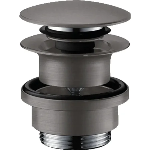 hansgrohe Ablaufgarnitur Push-Open für Waschtisch- und Bidetmischer Brushed Black Chrome