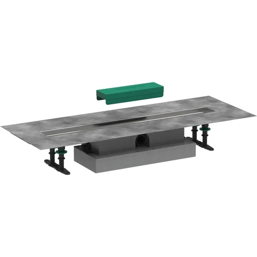 hansgrohe uBox universal Komplettset für flache Installation 700 für Duschrinnen Fertigsets