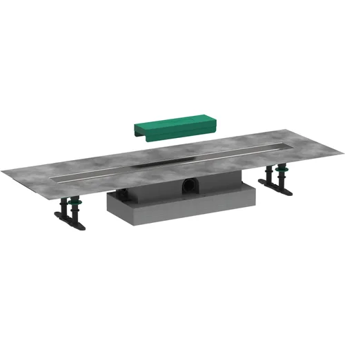 hansgrohe uBox universal Komplettset für flache Installation 800 für Duschrinnen Fertigsets