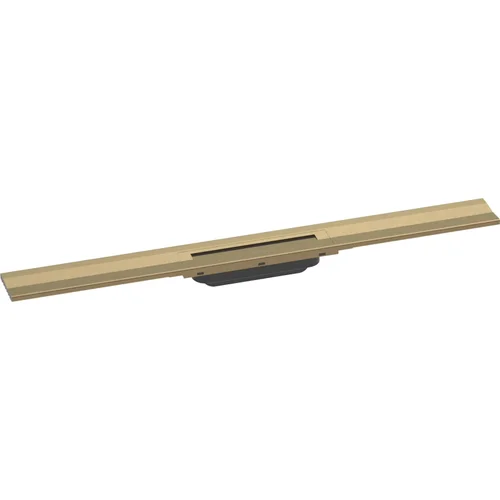 hansgrohe RainDrain Flex Fertigset Duschrinne 800 kürzbar zur Wandmontage Brushed Bronze