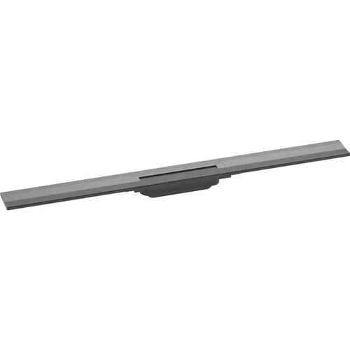 hansgrohe RainDrain Flex Fertigset Duschrinne 900 kürzbar zur Wandmontage Brushed Black Chrome