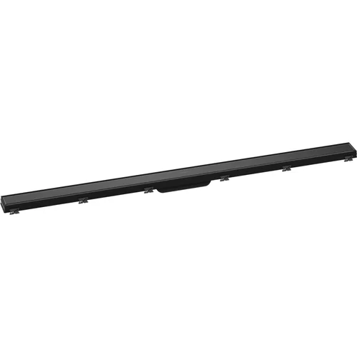 hansgrohe RainDrain Match Fertigset Duschrinne 1200 mit höhenverstellbarem Rahmen Schwarz