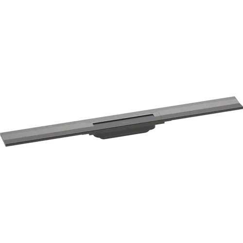 hansgrohe RainDrain Flex Fertigset Duschrinne 800 kürzbar zur Wandmontage Brushed Black Chrome