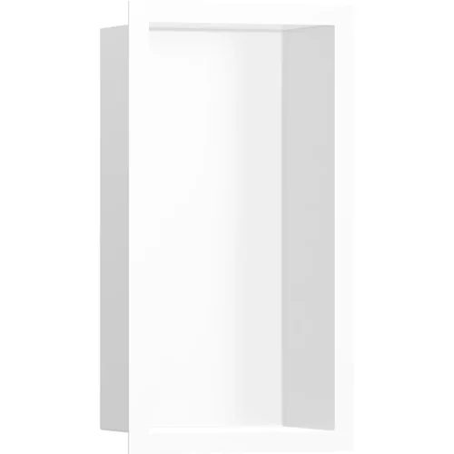 hansgrohe XtraStoris Individual Wandnische Mattschwarz mit Designrahmen 300/150/100 Mattweiß