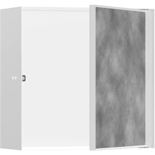 hansgrohe XtraStoris Rock Wandnische mit befliesbarer Tür 300/300/140 Mattweiß