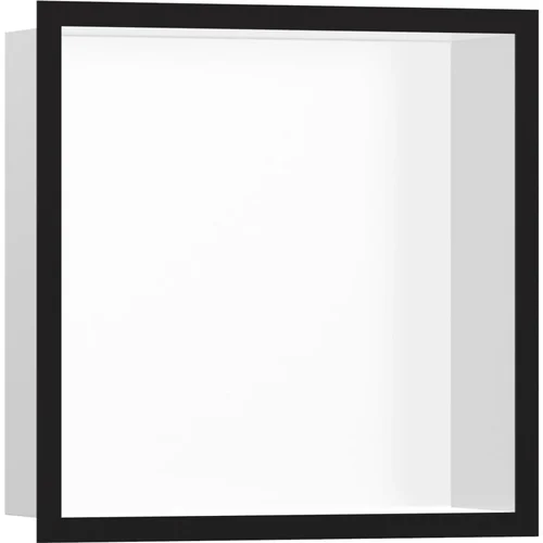hansgrohe XtraStoris Individual Wandnische Mattschwarz mit Designrahmen 300/300/100 Mattschwarz