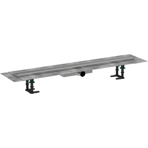 hansgrohe RainDrain Compact Komplettset Duschrinne 900 für flache Installation Edelstahl gebürstet
