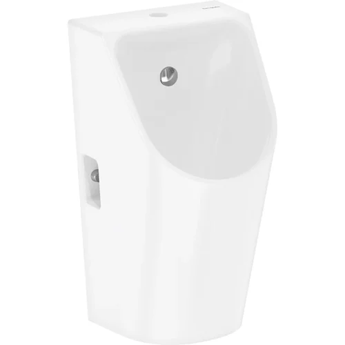 hansgrohe EluPura Original S Urinal mit Zulauf von oben und Ablauf nach unten/hinten spülrandlos Weiß