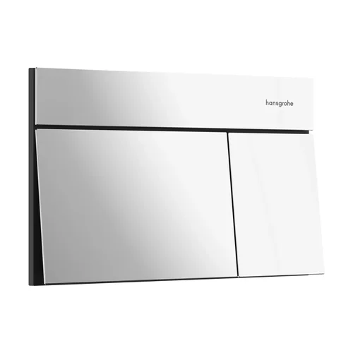 hansgrohe iFrame Element E Betätigungsplatte für 2-Mengen-Spülung Chrom