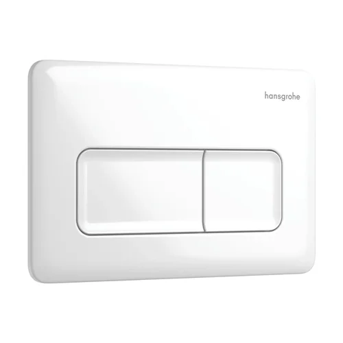 hansgrohe iFrame Original Q Betätigungsplatte für 2-Mengen-Spülung Weiß