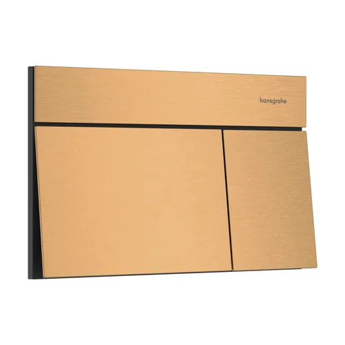 hansgrohe iFrame Element E Betätigungsplatte für 2-Mengen-Spülung Brushed Bronze