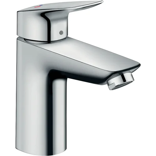 hansgrohe Logis Einhebel-Waschtischmischer 100 CoolStart mit Zugstangen-Ablaufgarnitur Chrom