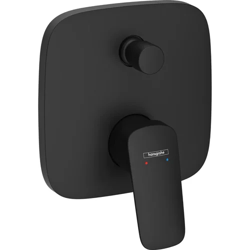 hansgrohe Logis Einhebel-Wannenmischer Unterputz mit integrierter Sicherungskombination nach EN1717 für iBox universal Mattschwarz