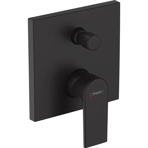 hansgrohe Vernis Shape Einhebel-Wannenmischer Unterputz für iBox universal Mattschwarz