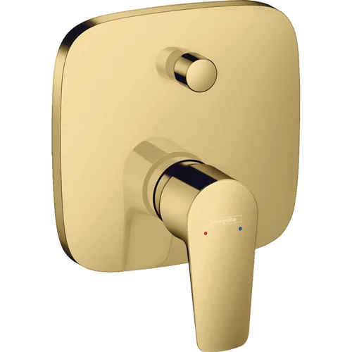 hansgrohe Talis E Einhebel-Wannenmischer Unterputz für iBox universal Polished Gold Optic