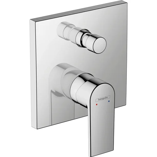 hansgrohe Vernis Shape Einhebel-Wannenmischer Unterputz mit integrierter Sicherungskombination nach EN1717 für iBox universal Chrom