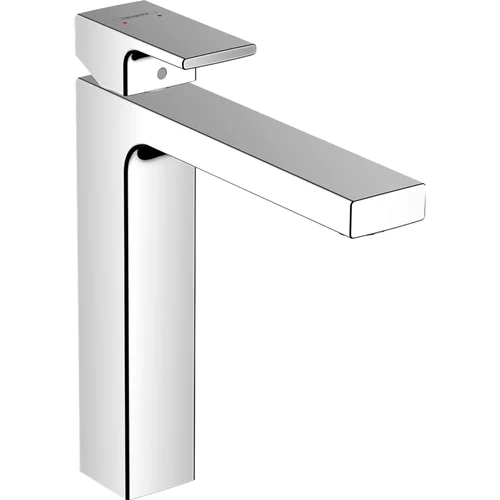 hansgrohe Vernis Shape Einhebel-Waschtischmischer 190 mit isolierter Wasserführung und Zugstangen-Ablaufgarnitur Chrom
