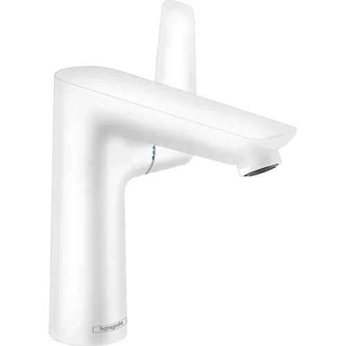 hansgrohe Talis E Einhebel-Waschtischmischer 150 mit Zugstangen-Ablaufgarnitur Mattweiß