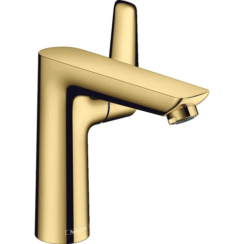 hansgrohe Talis E Einhebel-Waschtischmischer 150 mit Zugstangen-Ablaufgarnitur Polished Gold Optic