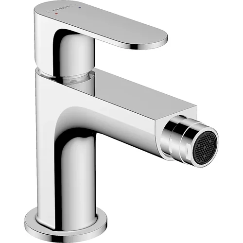 hansgrohe Rebris S Einhebel-Bidetmischer mit Metall Zugstangen-Ablaufgarnitur Chrom