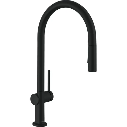 hansgrohe Talis M54 Einhebel-Küchenmischer 210, Ausziehbrause, 2jet Mattschwarz