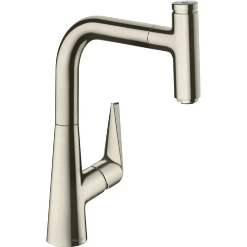 hansgrohe Talis Select M51 Einhebel-Küchenmischer 220, Ausziehauslauf, 1jet Edelstahl Finish