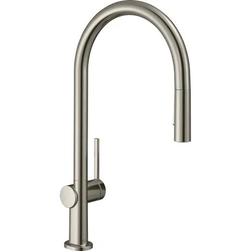 hansgrohe Talis M54 Einhebel-Küchenmischer 210, Ausziehbrause, 2jet Edelstahl Finish