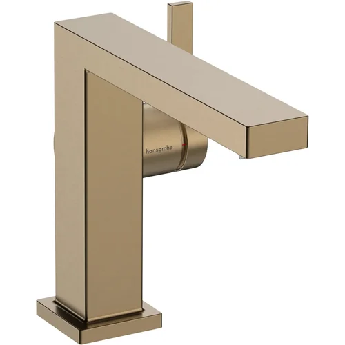 hansgrohe Tecturis E Einhebel-Waschtischmischer 110 Fine CoolStart EcoSmart+ mit Push-Open Ablaufgarnitur Brushed Bronze