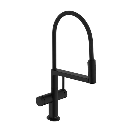 hansgrohe Talis Select M54 PowderSpray Einhebel-Küchenmischer Semi-Pro, 3jet Mattschwarz