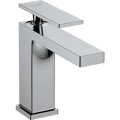 hansgrohe Tecturis E Einhebel-Waschtischmischer 110 EcoSmart+ mit Zugstangen-Ablaufgarnitur Brushed Black Chrome