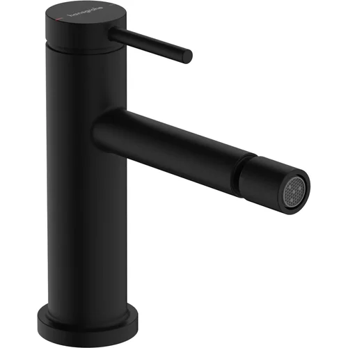 hansgrohe Tecturis S Einhebel-Bidetmischer mit Zugstangen-Ablaufgarnitur Mattschwarz