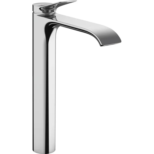 hansgrohe Vivenis Einhebel-Waschtischmischer 250 für Aufsatzwaschtische mit Zugstangen-Ablaufgarnitur Chrom