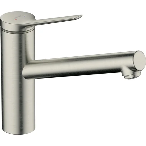 hansgrohe Zesis M33 Einhebel-Küchenmischer 150, Niederdruck/offene Warmwasserbereiter, 1jet Edelstahl Finish