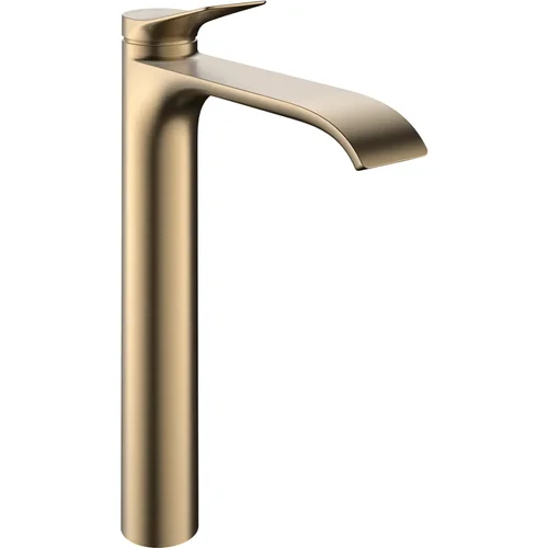 hansgrohe Vivenis Einhebel-Waschtischmischer 250 CoolStart für Aufsatzwaschtische mit Zugstangen-Ablaufgarnitur Brushed Bronze