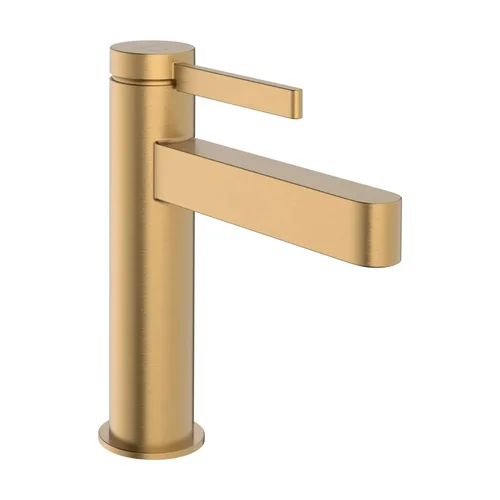hansgrohe Finoris Einhebel-Waschtischmischer 110 CoolStart mit Push-Open Ablaufgarnitur Brushed Bronze