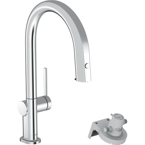hansgrohe Aqittura M91 FilterSystem 210, Ausziehauslauf, 1jet Chrom