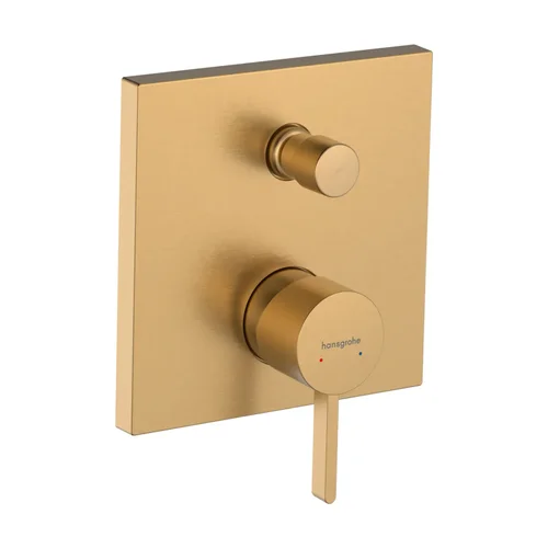 hansgrohe Finoris Einhebel-Wannenmischer Unterputz mit integrierter Sicherungskombination nach EN1717 für iBox universal Brushed Bronze