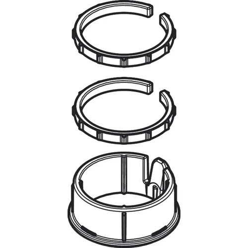 hansgrohe Gleitring-Set mit 2 Rohraufnahmen